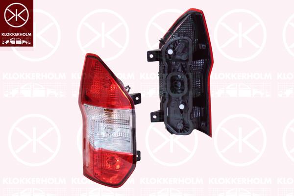 Tail Light Assembly, with bulb holder, Left, 1833661 (FORD), 1841017 (FORD), 1918778 (FORD), 1944521 (FORD), 2069626 (FORD)