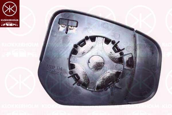 Mirror Glass, exterior mirror, Left, Heatable, Convex, 1837874 (FORD)