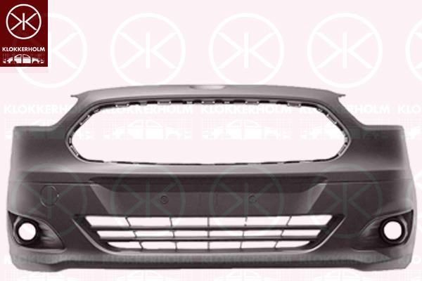 Bumper, w/primer, Front, with hole(s) for fog lights, 1 850 172 (FORD), 1 854 076 (FORD), 1 855 923 (FORD), 1 900 285 (FORD), 1 901 398 (FORD), 1 946 463 (FORD), 1900285 (FORD)