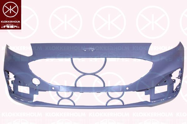 Bumper, w/primer, with hole(s) for parking assistant system, Front, Number of bores: 6, Trim Level: ST-LINE, 2 471 824 (FORD)