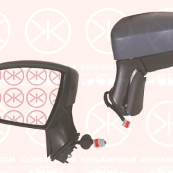 Exterior Mirror, Left, for electric mirror adjustment, with reading light, w/primer, Heatable, Convex, 1 765 815 (FORD), 1552540 (FORD), 1699008 (FORD), 8V41-17683CC (FORD)