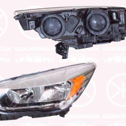 Headlight, Left, Illuminance [lx]: 12.5, H7, H15, with motor for headlamp levelling, Valeo, 2069427 (FORD), GV41-13W030AD (FORD)