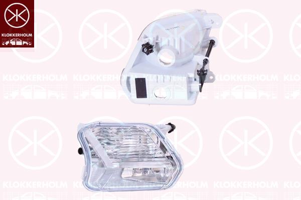 Front Fog Light, Left Front, H11, WY21W, 2069202 (FORD), GV44-13B221-AF (FORD)