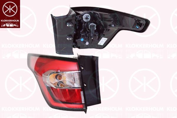 Tail Light Assembly, Left, Outer section, LED, 2069454 (FORD), 2318141 (FORD), 2318145 (FORD), 2318149 (FORD), GV41-13405-BD (FORD)