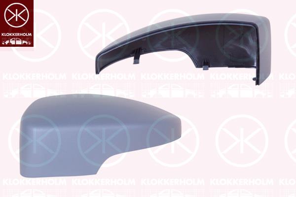 Housing, exterior mirror, Right, w/primer, 1800201 (FORD), 1849439 (FORD), 2148790 (FORD), 1 849 439 (FORD)