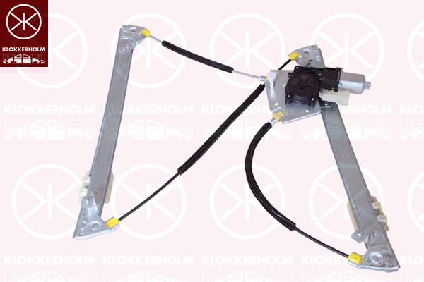 Window Regulator, OE-type, with electric motor, with comfort function, Electric, Left Front, Number of pins: 6, 2 138 696 (FORD)