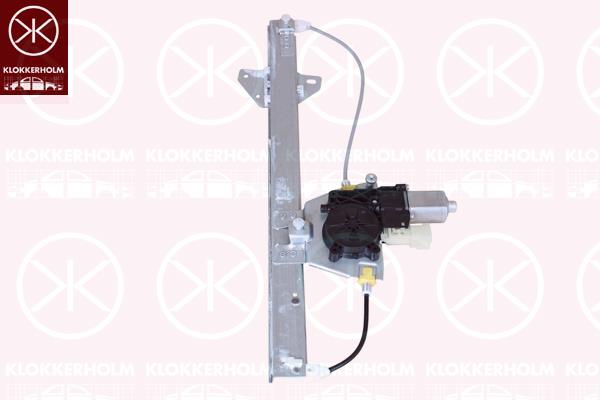 Window Regulator, OE-type, with electric motor, with comfort function, Electric, Left Rear, Number of pins: 6, 2 137 311 (FORD)