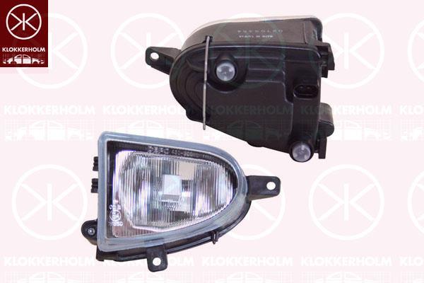 Front Fog Light, H1, without bulb holder, Left Front, 7 329 072 (FORD)