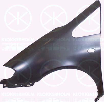 Wing, Right Front, with hole for direction indicator, 1 102 569 (FORD), 7M0 821 106 AC (VW), 7M0 822 106 AJ (VW), 7M0821106AD (VW), 7M0821106AE (VW), 7M0821106AF (VW), 7M0821106AG (VW), 7M0821106AK (VW), 7M0821106N (VW), 7M0821106R (VW), 7M0821106S (VW)