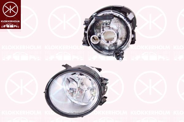 Front Fog Light, H8, without bulb holder, Left Front, 1 444 432 (FORD), 1 598 024 (FORD), 1444432 (FORD)