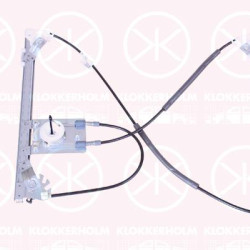 Window Regulator, without electric motor, Electric, Right Rear, 6M21U27000BR (FORD), 1776609 (FORD), 1803933 (FORD), 1881212 (FORD)