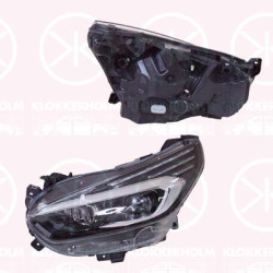 Headlight, Right, Illuminance [lx]: 17.5, LED, with daytime running light (LED), Housing Colour: black, with control unit for dynamic bending light (AFS), Valeo, 1 900 958 (FORD), 1 909 847 (FORD), 1 920 921 (FORD), 1 921 535 (FORD), 2231980 (FORD), 2231982 (FORD), 2240962 (FORD), 2340045 (FORD), 2431739 (FORD), 2464949 (FORD), 2571966 (FORD), EM2B-13W029-CH (FORD)