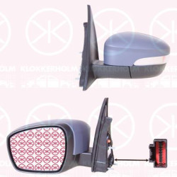 Exterior Mirror, Left, Light Function: with lane change warning light, with memory, Automatic dimming, Electronically foldable, for vehicles with coming home function, w/primer, Heatable, Aspherical, 1888227 (FORD), 1898054 (FORD), 1922742 (FORD), 1939917 (FORD), 2010414 (FORD), 2073028 (FORD), 2113521 (FORD), 2325389 (FORD), EM2B-17683-EH (FORD)