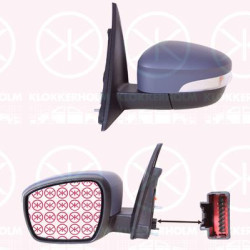 Exterior Mirror, Left, with memory, Automatic dimming, Electronically foldable, for vehicles with coming home function, w/primer, Heatable, Aspherical, 1888224 (FORD), 1898053 (FORD), 1922740 (FORD), 1939916 (FORD), 2010413 (FORD), 2073026 (FORD), 2115087 (FORD), 2325390 (FORD), EM2B-17683-DH (FORD)