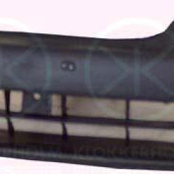 Bumper, without reinforcement, Front, black, 04711S01A00 (HONDA)