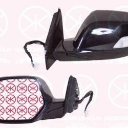 Exterior Mirror, Left, for electric mirror adjustment, Electronically foldable, with indicator, Blue-tinted, Heatable, Convex, 76250-SWW-G41ZC (HONDA)