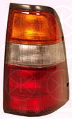 Tail Light Assembly, with bulb holder, Right, Indicator Colour: yellow, 8971144000 (ISUZU)