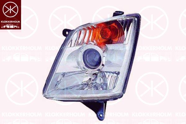 Headlight, Left, H7/HB3, without motor for headlamp levelling, 8973886692 (ISUZU), 8980800100 (ISUZU), 8980800101 (ISUZU), 98080010 (ISUZU)