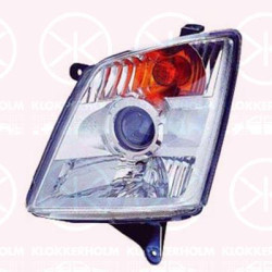 Headlight, Left, H7/HB3, without motor for headlamp levelling, 8973886692 (ISUZU), 8980800100 (ISUZU), 8980800101 (ISUZU), 98080010 (ISUZU)