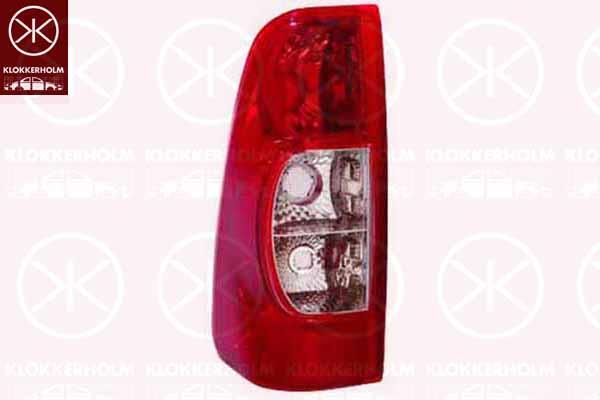 Tail Light Assembly, without bulb holder, Left, 8973746662 (ISUZU), 8980985870 (ISUZU)