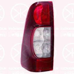 Tail Light Assembly, Left, Smoke Grey, without bulb holder, 8973756072 (ISUZU)