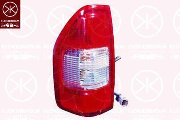 Tail Light Assembly, with bulb holder, Right, 8972347491 (ISUZU), 8972347492 (ISUZU), 8973641140 (ISUZU), 8973680940 (ISUZU), 8980233590 (ISUZU)