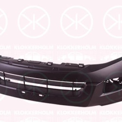 Bumper, 4WD, Front, black, 8-98196573-0 (ISUZU)