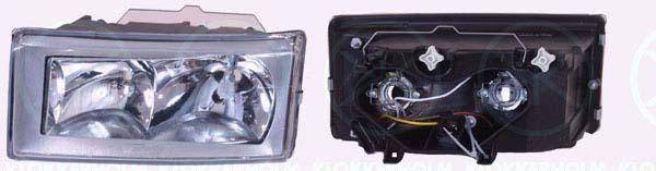 Headlight, H7/H1, without motor for headlamp levelling, Right, Illuminance [lx]: 30, 500307755 (IVECO)