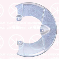 Splash Guard, brake disc, Front Axle, for brake disc diameter [mm]: 276, Zinc-coated, 0000500306597 (IVECO), 500306597 (IVECO)