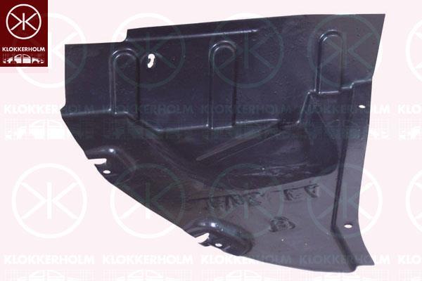 Liner, wheelhouse, Plastic, Right Front, Front Section, 0000500327278 (IVECO), 500327278 (IVECO)