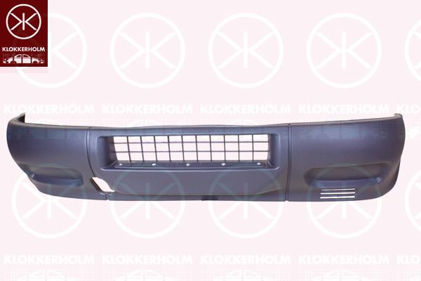 Bumper, with reinforcement, Front, black, 2997495 (IVECO), 500054919 (IVECO), 504099351 (IVECO)