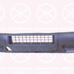 Bumper, with reinforcement, Front, black, 2997495 (IVECO), 500054919 (IVECO), 504099351 (IVECO)