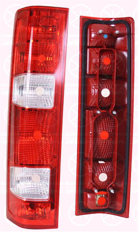 Tail Light Assembly, without bulb holder, Left, 0000069500591 (IVECO), 69500591 (IVECO)