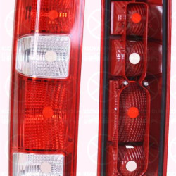 Tail Light Assembly, without bulb holder, Left, 0000069500591 (IVECO), 69500591 (IVECO)