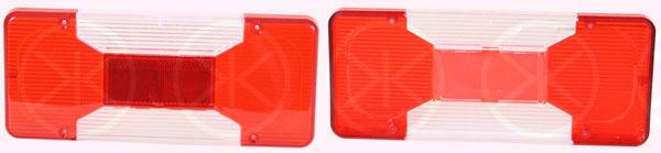 Lens, tail light assembly, Chassis, Left, Right, 0000042555131 (IVECO), 0000042555132 (IVECO)