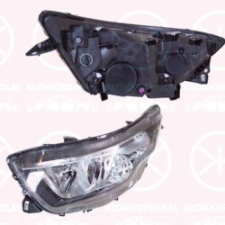 Headlight, H7/H1, with motor for headlamp levelling, AL, Right, Illuminance [lx]: 17.5, 0005801473749 (IVECO), 5801473749 (IVECO)