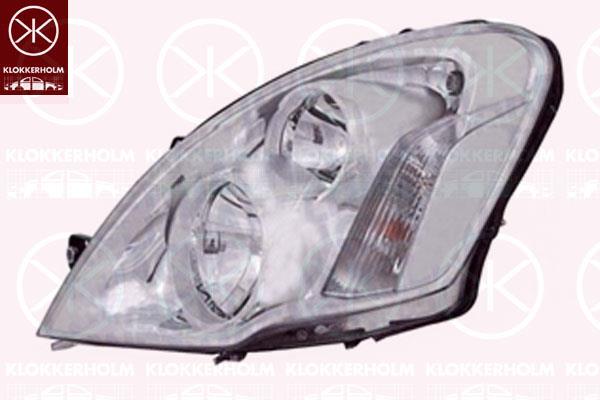 Headlight, H7/H1, with motor for headlamp levelling, Left, Illuminance [lx]: 20, 0005801375416 (IVECO), 0005801375742 (IVECO), 5801375416 (IVECO)