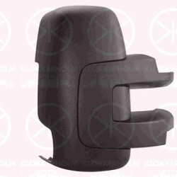 Housing, exterior mirror, Right, Short mirror arm, black, 00005801823377 (IVECO), 5801823377 (IVECO)