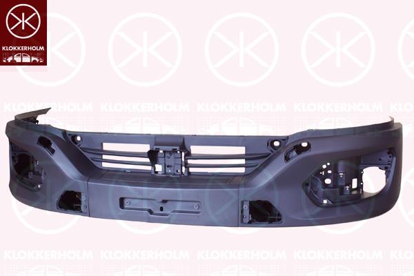 Bumper, Front, black, with hole(s) for fog lights, Model Year from: 2019, 5802313252 (IVECO)