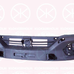 Bumper, Front, black, with hole(s) for fog lights, Model Year from: 2019, 5802313252 (IVECO)