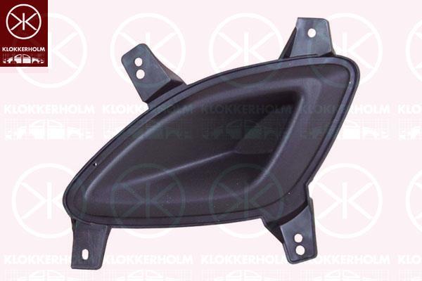 Ventilation Grilles, bumper, Right Front, without hole(s) for fog lights, 86584-0X200 (HYUNDAI)