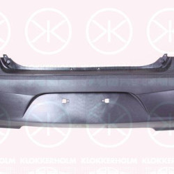 Bumper, Rear, black, 86612-0X000 (HYUNDAI)