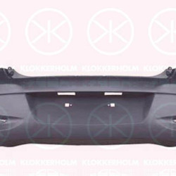 Bumper, Rear, black, 86611-0X220 (HYUNDAI)