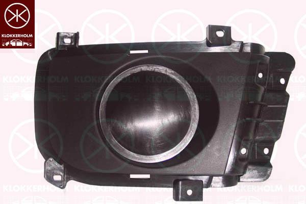 Ventilation Grilles, bumper, for vehicles without front fog light, Right Front, 86563-05600 (HYUNDAI)