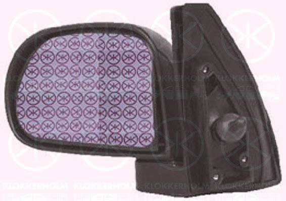 Exterior Mirror, Control: cable pull, Convex, Right, 87620-02303 (HYUNDAI)