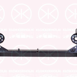 Axle Beam, for vehicles with drum brakes on the rear axle, Rear Axle, 55100-1C100 (HYUNDAI), 55100-1C200 (HYUNDAI), 55100-1C500 (HYUNDAI)