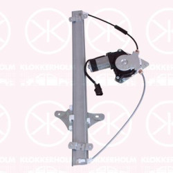 Window Regulator, 2-dr, with electric motor, Electric, Right, 824041C210 (HYUNDAI)