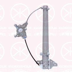 Window Regulator, 4-dr, without electric motor, Electric, Left Front, 824031C010 (HYUNDAI), 98810-1C100 (HYUNDAI), 988101C300 (HYUNDAI)