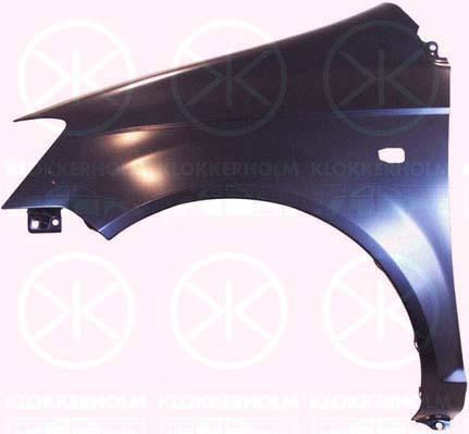 Wing, Left Front, with hole for direction indicator, 66311-1C350D (HYUNDAI)