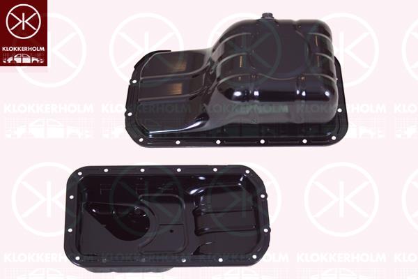 Oil Sump, Steel, 21510-02510 (HYUNDAI), 21510-02510 (KIA), 2151002510 (HYUNDAI), 2151102510 (KIA), 2151102510 (HYUNDAI)